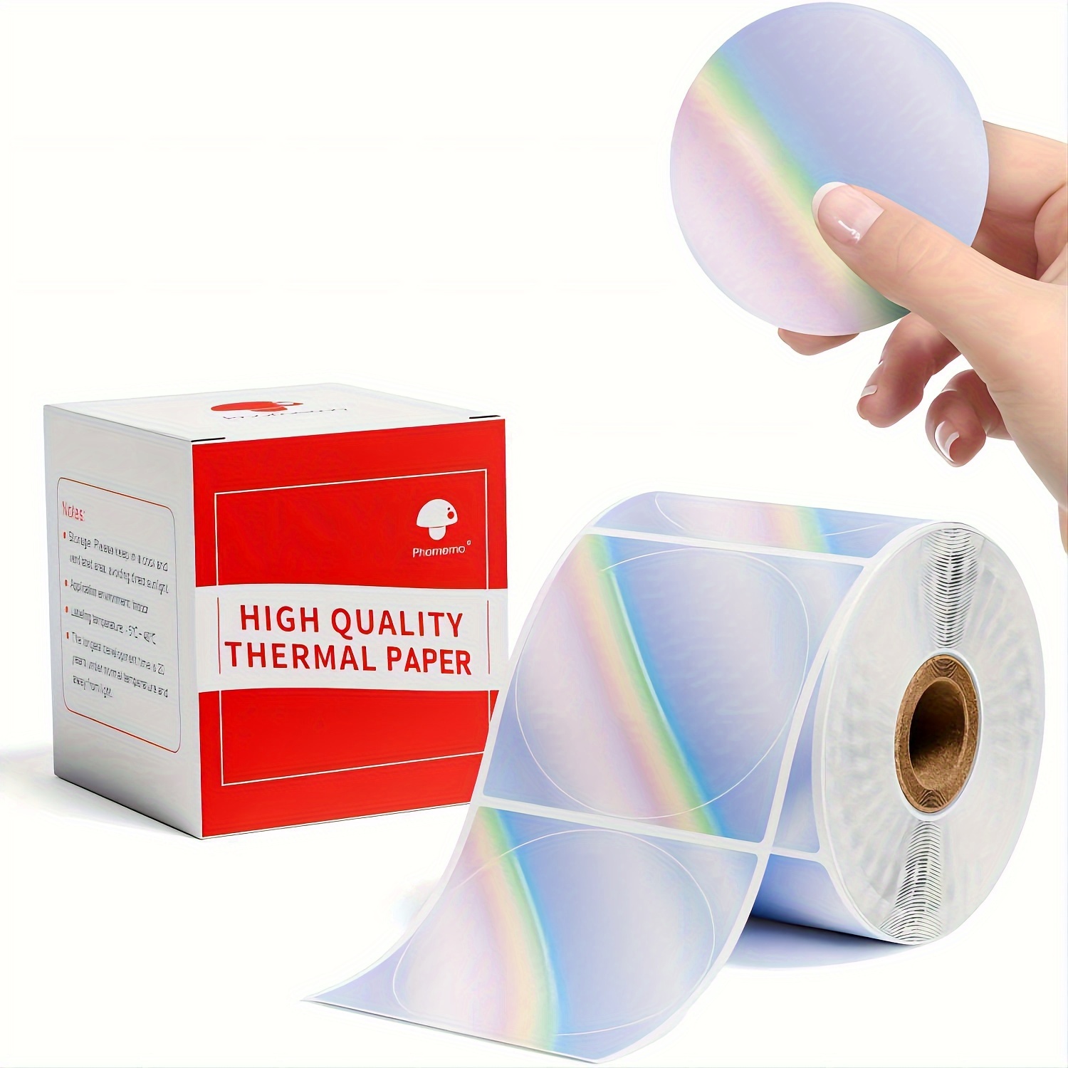 

Phomemo M110/m220/m221/m200/m120 Thermal Laser Color Labels, 1 Roll Of Multifunctional Self-adhesive Laser Labels Compatible For Phomemo M220 M110 M221 M120 M200 Label Printer