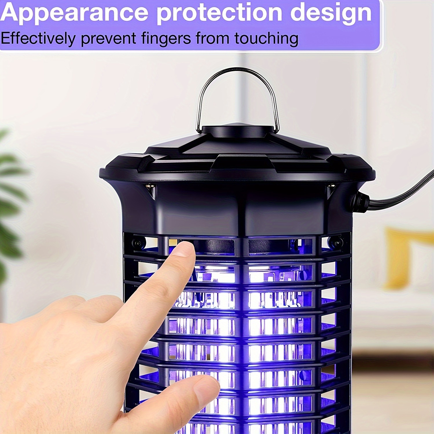 1pc Electric Shock Mosquito Killer Light Outdoor Household High Power Led Mosquito  Trap And Mosquito Killer Uv Lamp Light Wave To Lure Mosquitoes Pest Control, Shop The Latest Trends