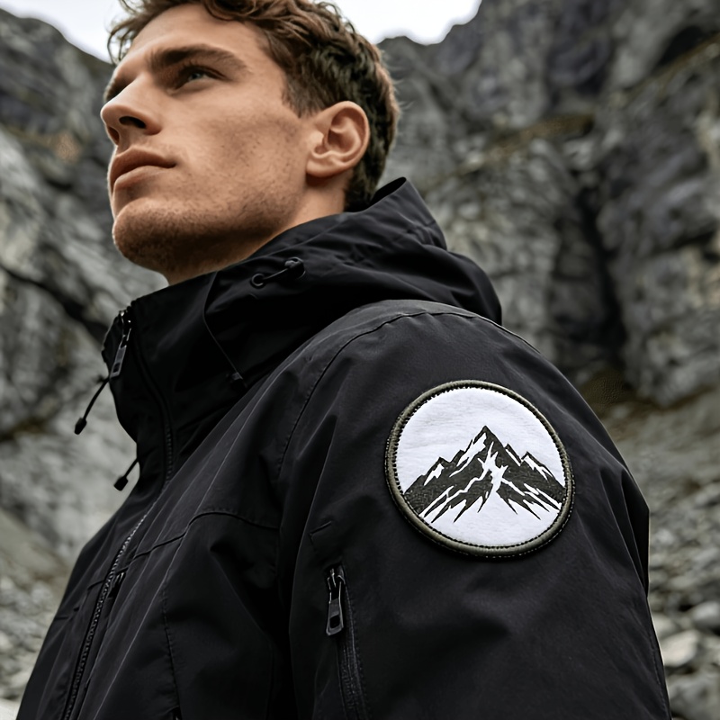 TEMU Toppe termoadesive personalizzate con gancio accattivanti, temi tra cui casual , escursionismo, pesca e sci, stampe vivaci a lunga resistenti