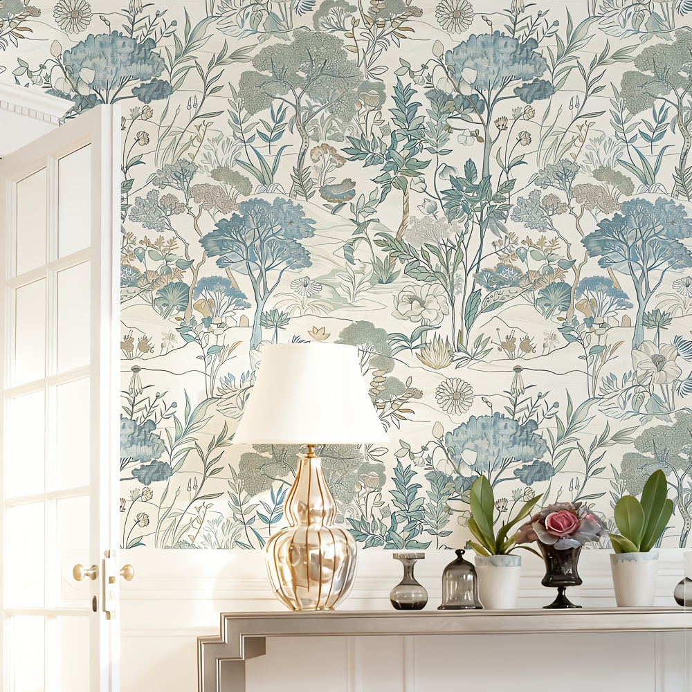 blue wallpaper sold on Temu New Zealand