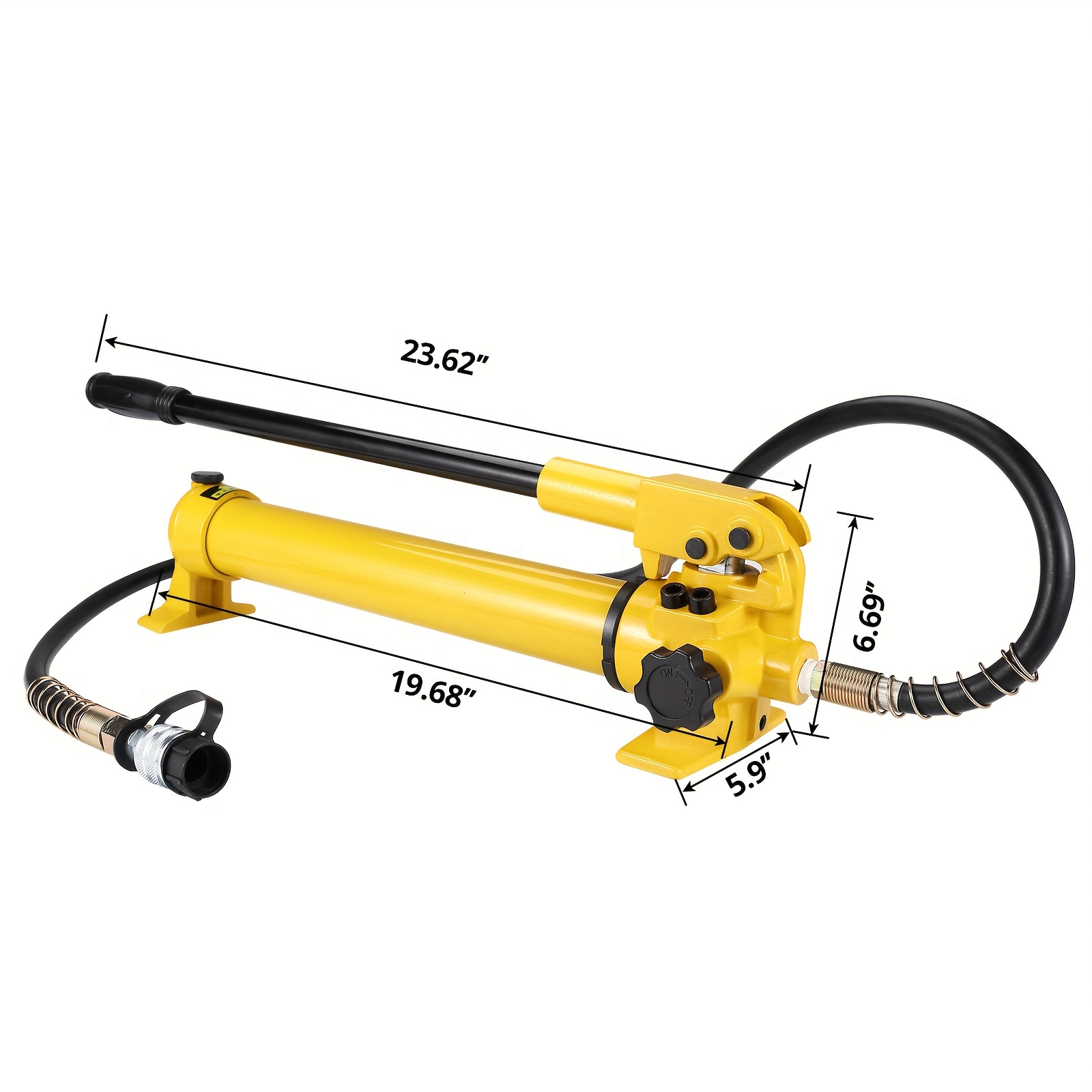 Pompe Hydraulique Manuelle CGOLDENWALL 700kg/cm² - Tuyau 1.8m - Pour Outils Hydrauliques