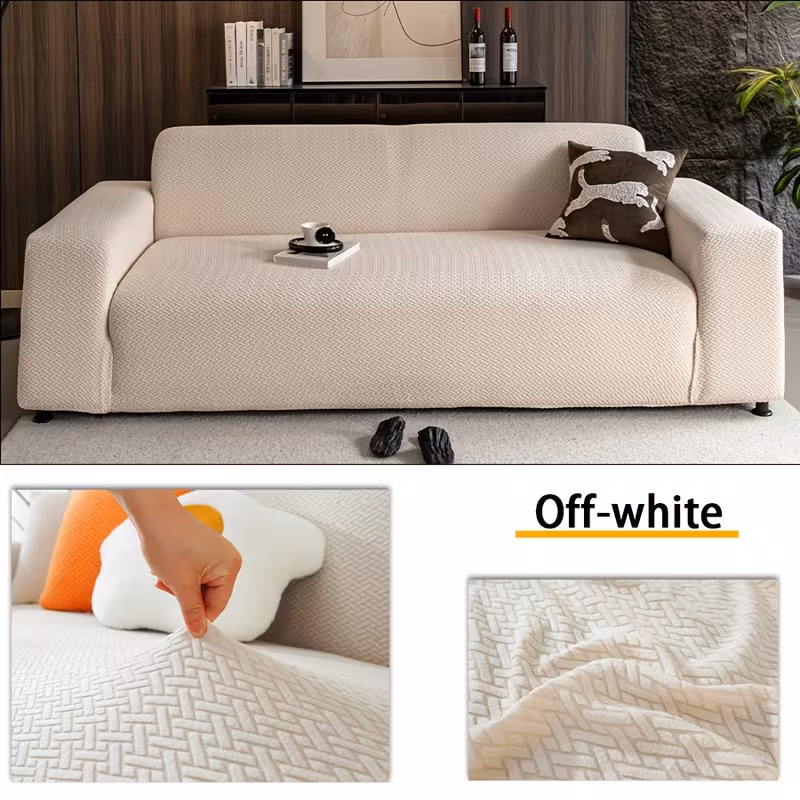 1pc elastic sofa cover minimalist style use machine washable pet friendly elastic home decor suitable for offices bedrooms living rooms and other occasions Product details 8
