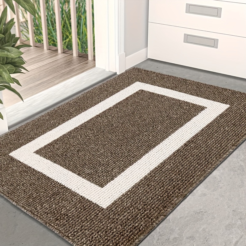 

1pc Ultra Soft Indoor Aisle Door Mat - Simple Household Carpet, Non-slip And Durable, Washable And Machine Washable, Ideal For Porch And Indoor Use, Skin-friendly