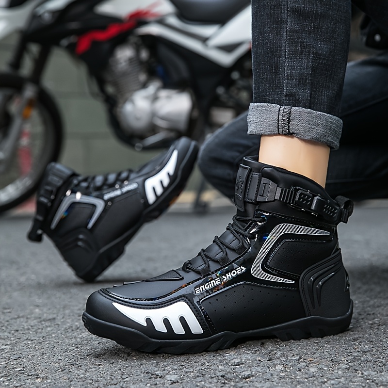 Motorradschuhe Wasserdichte Herren Schuhe Motorradstiefel Herren