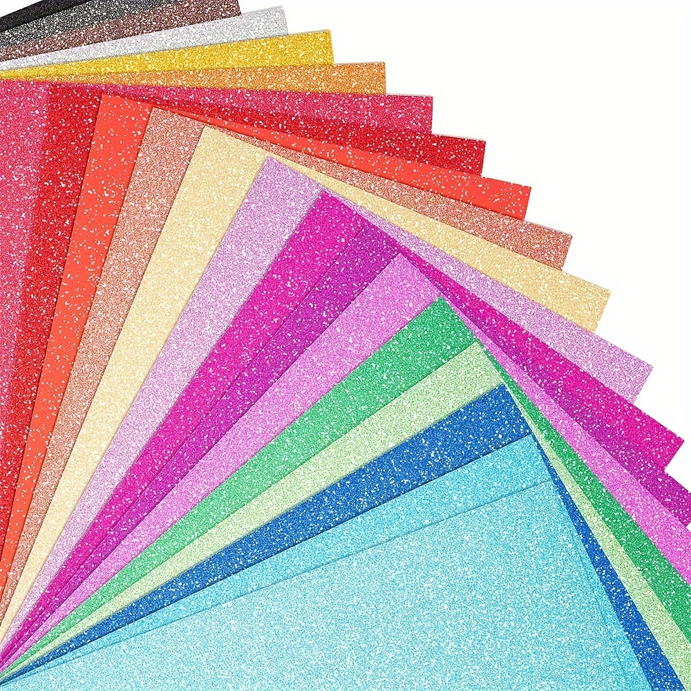 

40/20 Sheets Of Glitter Cardstock Paper, 5.91 X 5.91 Inches (15x15cm) Premium Cardstock, Suitable For Crafts And Diy Projects, Ideal For Card Making.