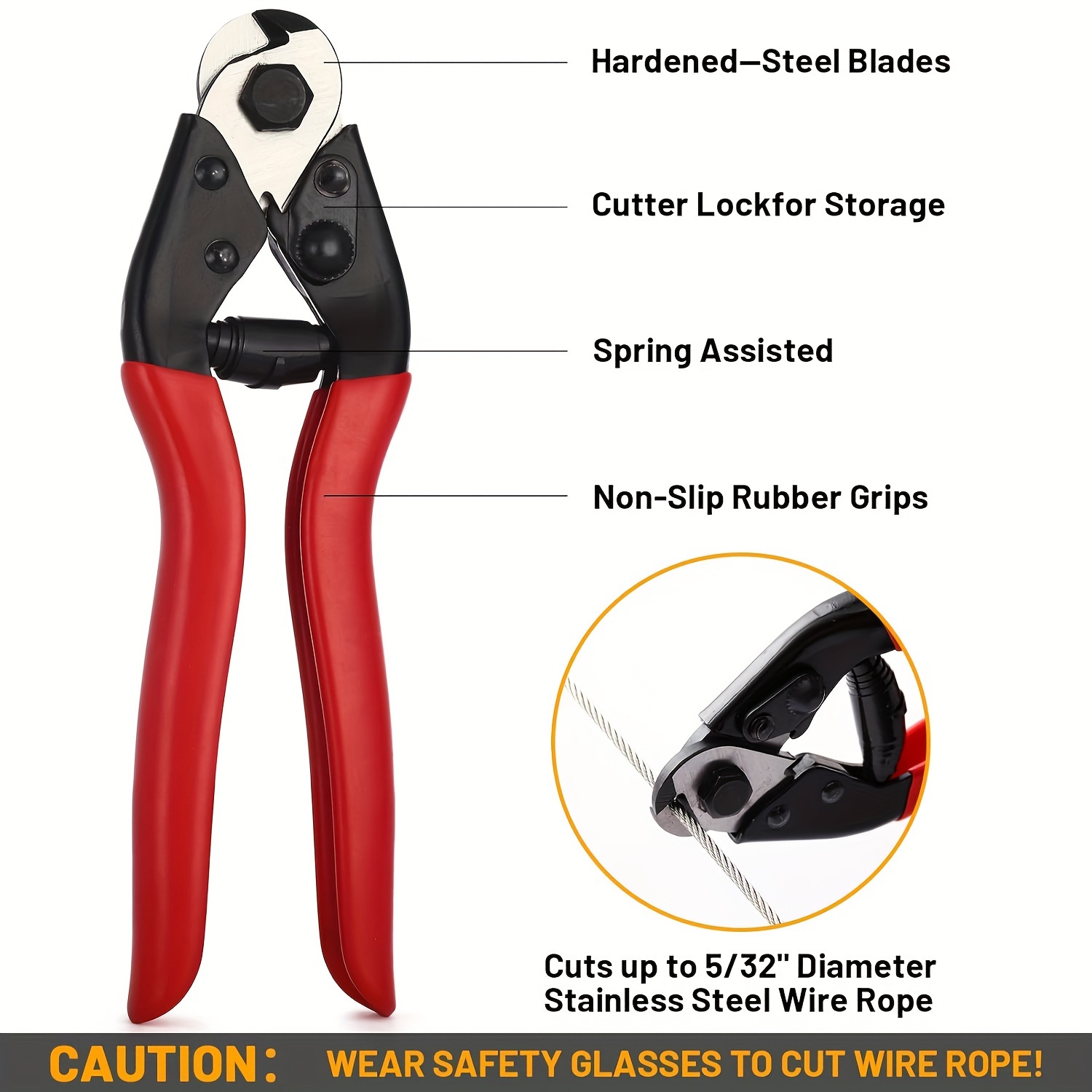 Stainless Steel Cutter T316 Wire Rope Cable Deck Temu