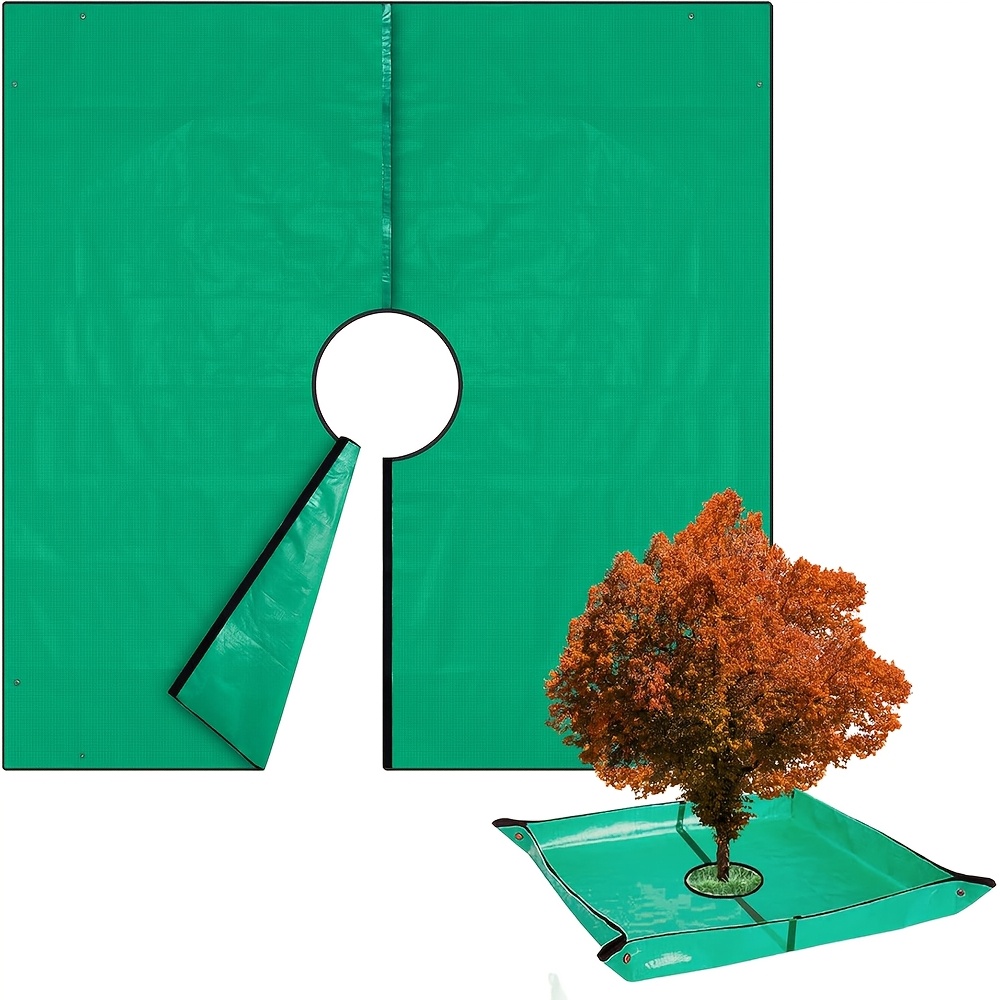 E-shop 1 Packung Landschafts-Ölstoff, 78.74 "X78.74", wasserdichter Garten-Ölstoff, Hängendes Stoff für die Beschneidung von Blättern und Sträuchern,