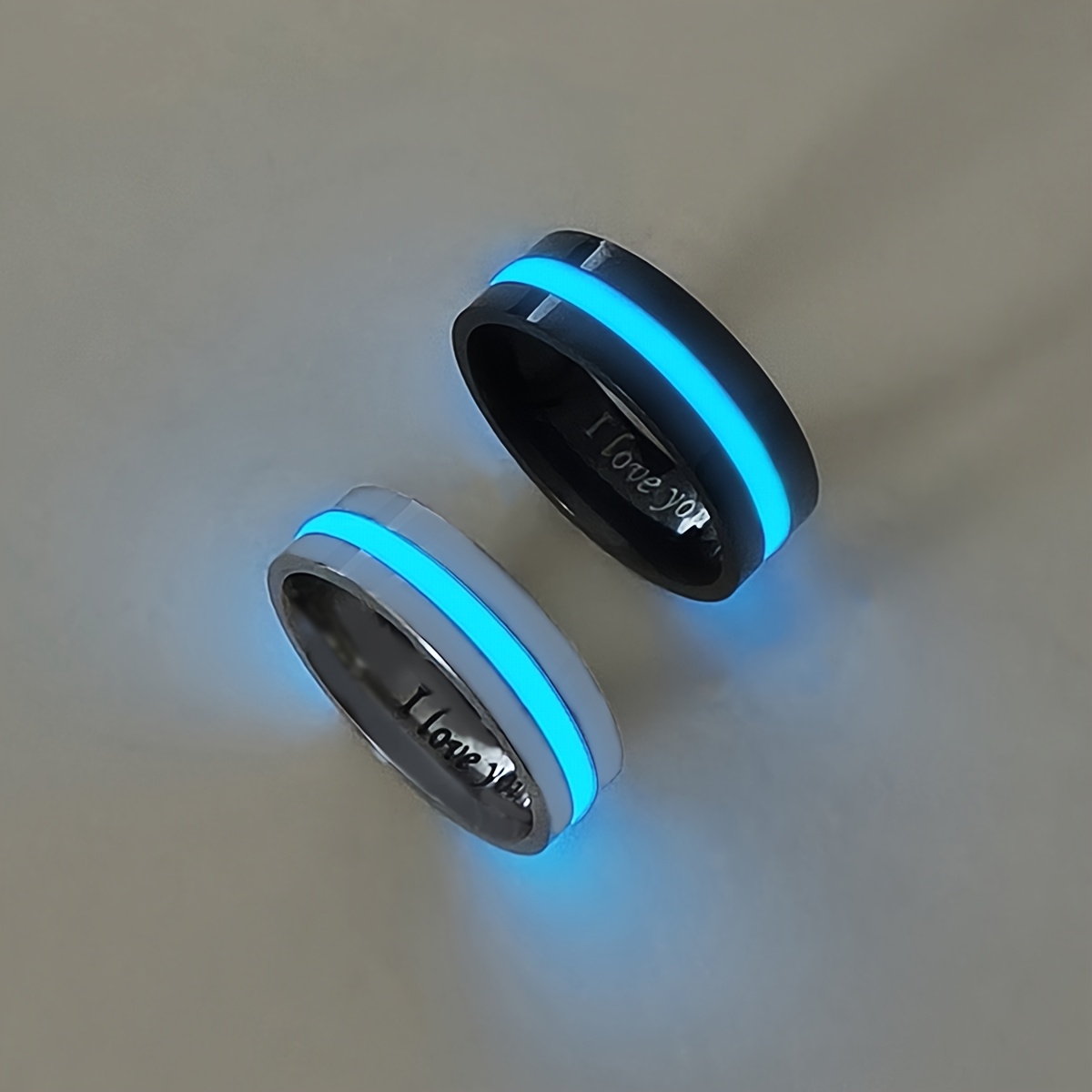 2pcs Luminous Circular Gear Glowing Rings