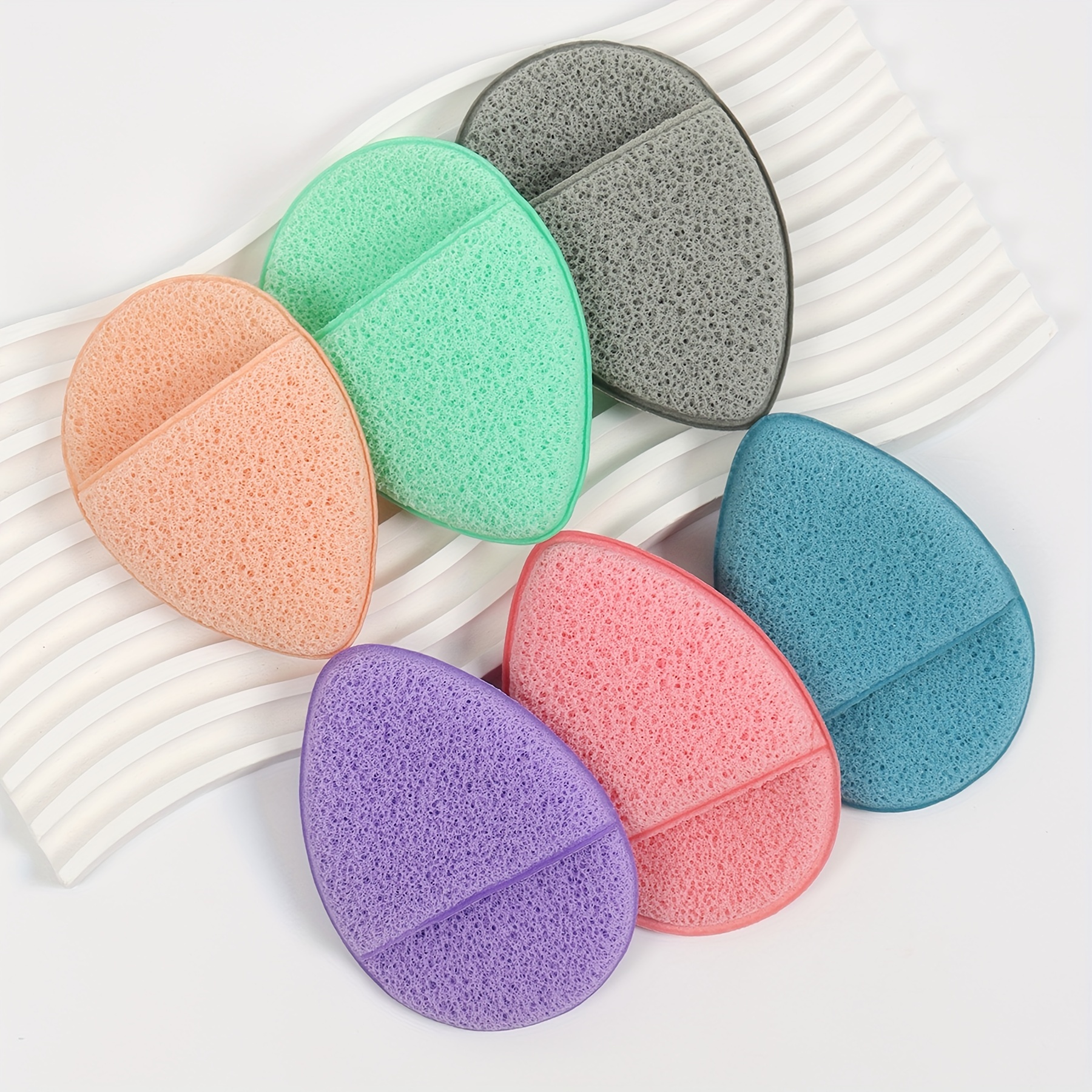 

[customer ] 3pcs Exfoliating Facial Sponges - Reusable, -free Pu Gloves For & Removal