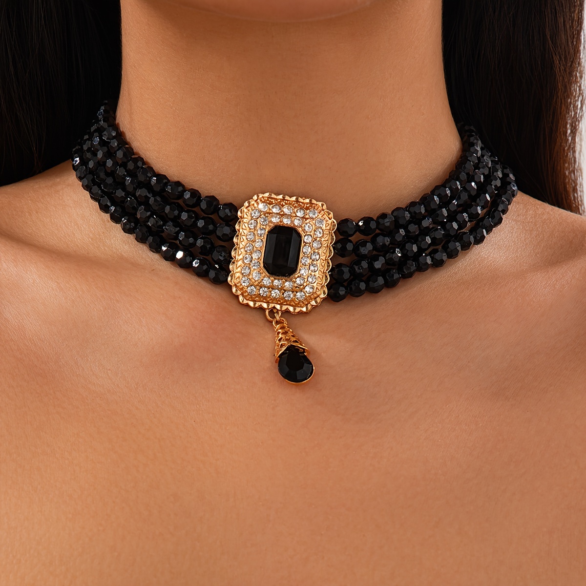 Collier de perles ornement de Noël, collier, mode, perle png