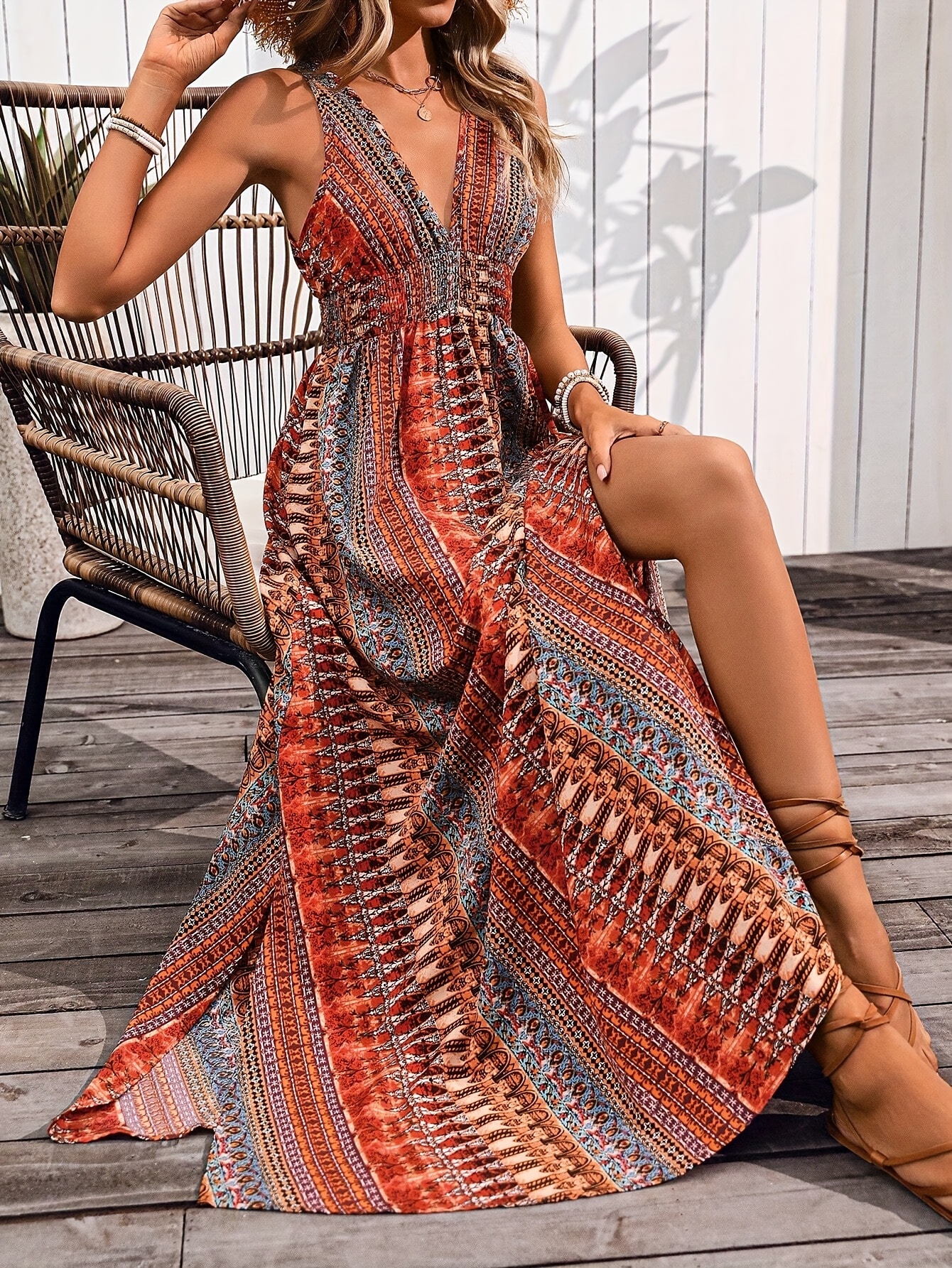 a-line long sleeves off-the-shoulder tulle with beading floor-length dresses A-Line Sweetheart Long Sleeves Boho Wedding Dress Cutout Tulle Beaded Slit with Train Beach Gowns Custom Color / US14 main image 0
