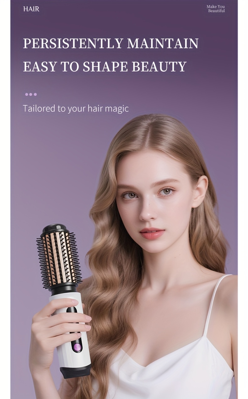 Nieuwe USB Oplaadbare Grensoverschrijdende 2-in-1 LCD Display Krultang en Stijltang, Dual-Use Draadloos Draagbaar Elektrisch Haarstyling Gereedschap voor Stijlen en Krullen