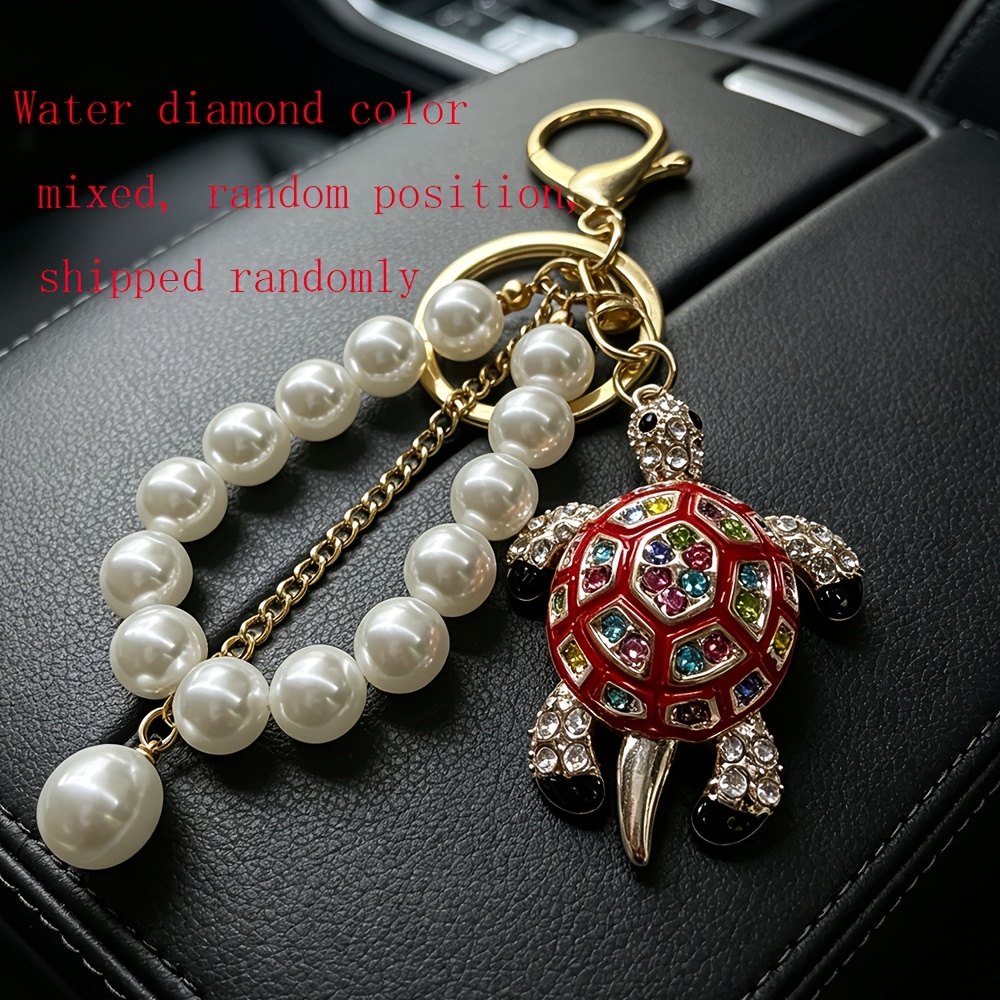 TEMU 1pc Metal Cute Turtle Keychain - Car Key Hanger, Women' Accessory, Holiday Gift
