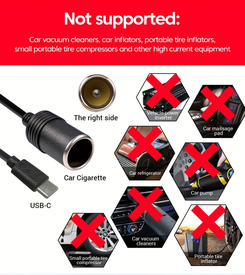 car vacuum cleaner cigarette lighter plug LSLJS Handheld Cleaner, Small Wired Vacuum 8000Pa High Power Suction Hand Vacuum with Plug, 12V Hand Held Car Dust Buster it has multiple safety protections type c adapter cable vacuum