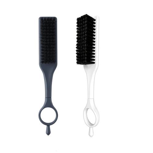 photo de l'article brosse à barbe multifonctionnelle pour hommes | brosse de nettoyage pour cheveux et barbe de qualité salon avec tête à huile vintage et de tête arrière, poils en nylon