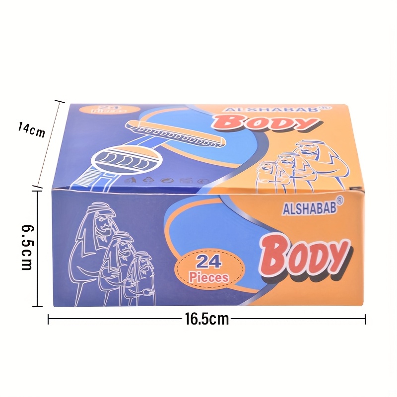 Image of 24pcs/box Disposable Razor For Women Sanitary Manual Shaver Individually Packaged 1 Blade With Comb Head For Face Down Leg Arm Bikini Body Hair Tool
