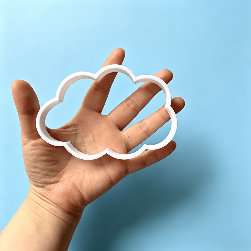 TEMU Un découpeur en de nuage imprimé en 3D, en plastique, boîte de rangement pour bijoux, idéal pour ranger les bagues, d'oreilles et souvenirs,