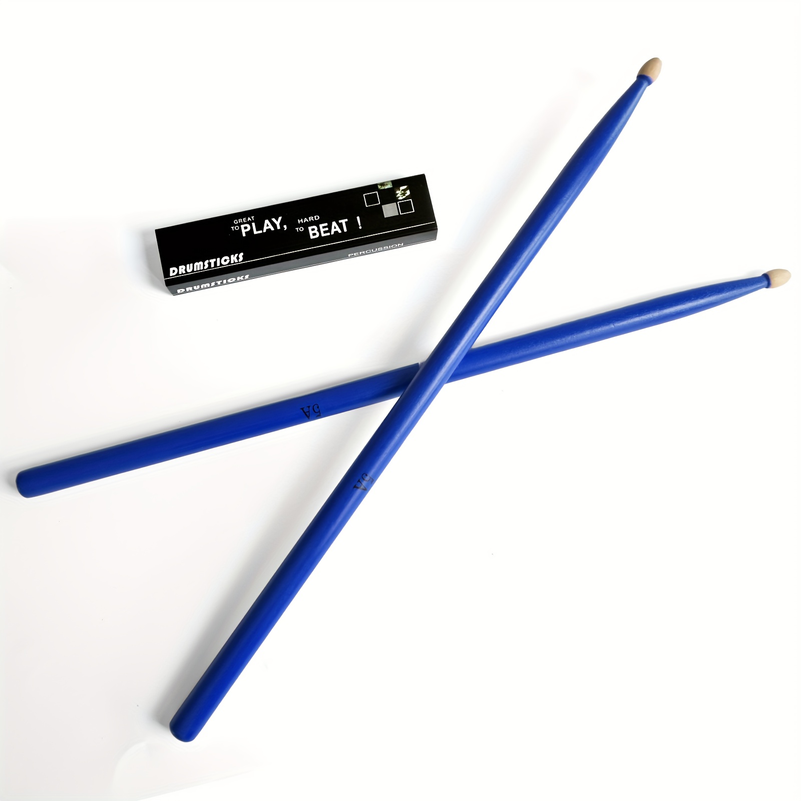 TEMU Maple Drum Stick, Drum Stick Colorful Maple 5a/7a Drumming Stick For Beginners Drum Hammer Drum Stick