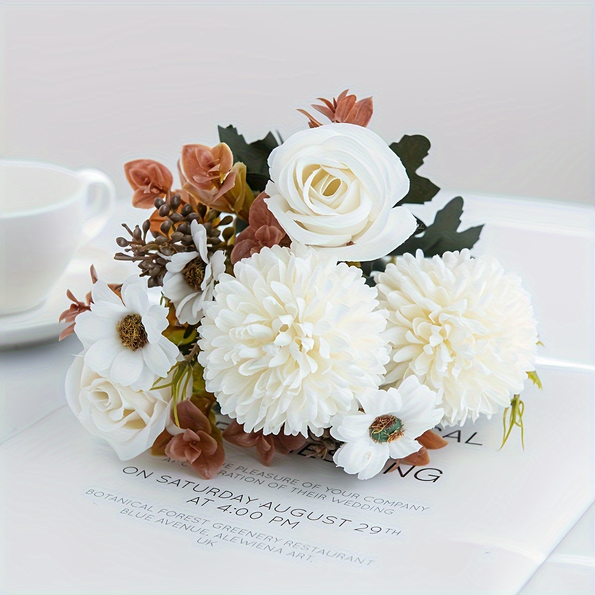 Xiaoli Flower Rose Simulation Flower Bouquet Home Decoration Fresh Wedding Decoration