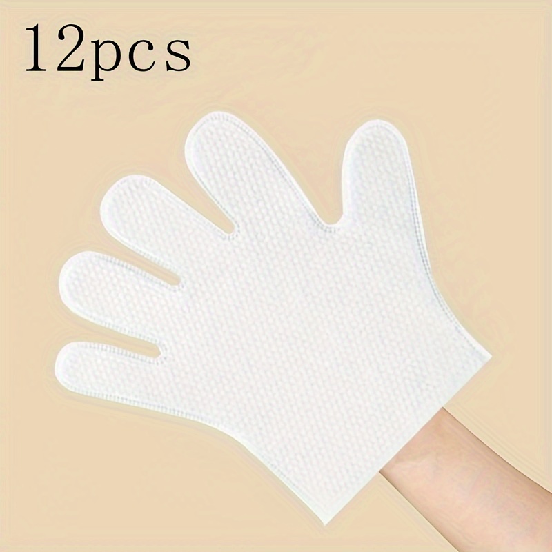 12pcs Cat Pet Disposable Gloves, Cat And Dog Hair Cleaning, Dry And Wet Dual Use, Applicable, Dust Cleaning Gloves, Kitchen Cloth Gloves, Non-disposable, Washable And Reusable
