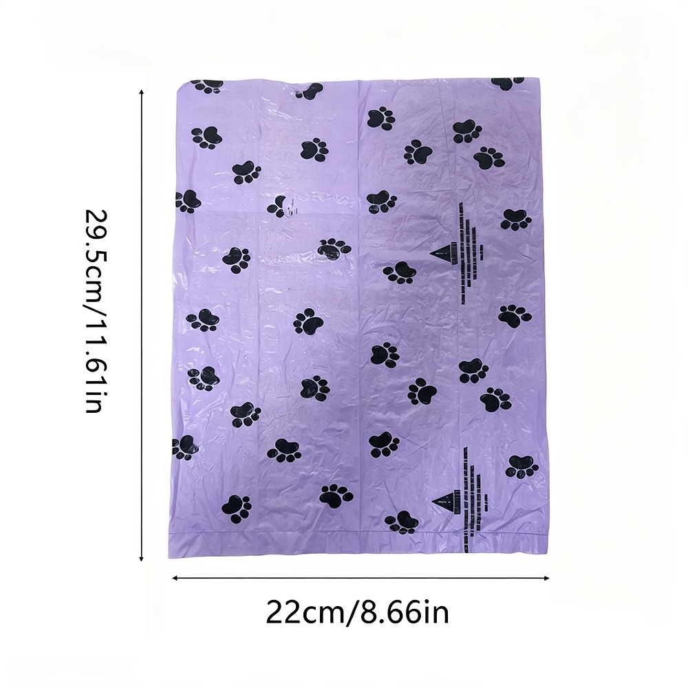 lavender scented dog bags roll heavy duty tear resistant leakproof suitable for small large dogs thick odor masking waste bags with lavender scent tear resistant for   for immediate use and disposal Product details 0
