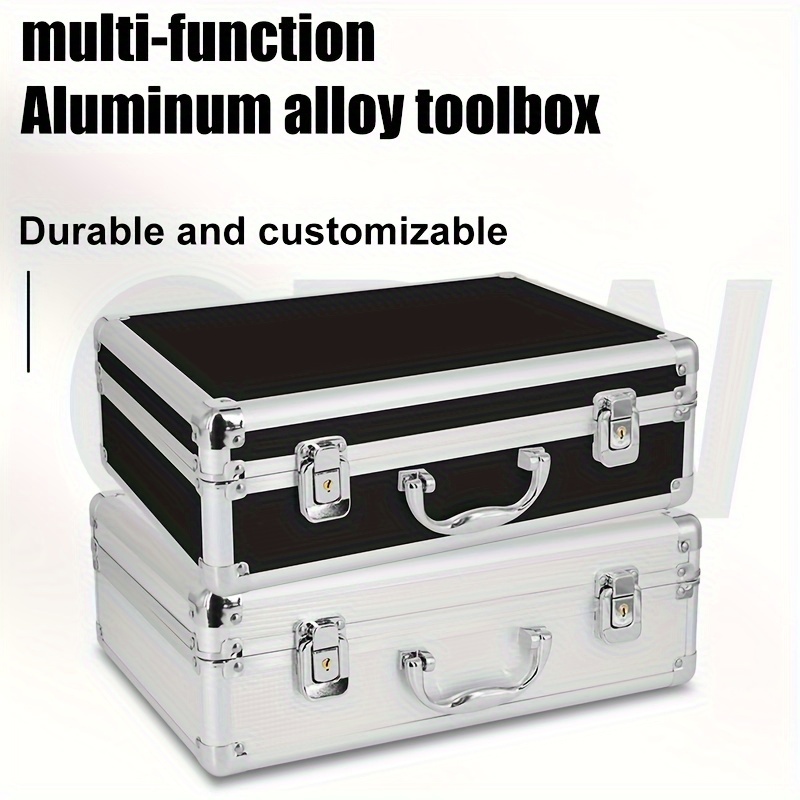 Aluminium Alloy Tool Box Multi-function Tool Storage Box Portable