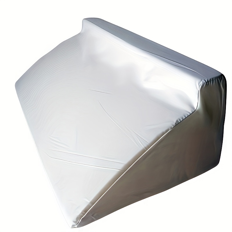 1pc Soft Sponge Rubber Wedge Pillow - Full Body Support For Side Sleepers, Pregnant Women, Bedridden Patients - Multifunctional And Bed Sore - Triangular Positioning Pad