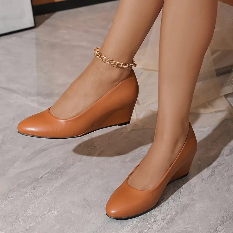 womens wedge round toe high heels evening dress shoes - Temu Oman womens wedge round toe high heels evening dress shoes - Temu Oman