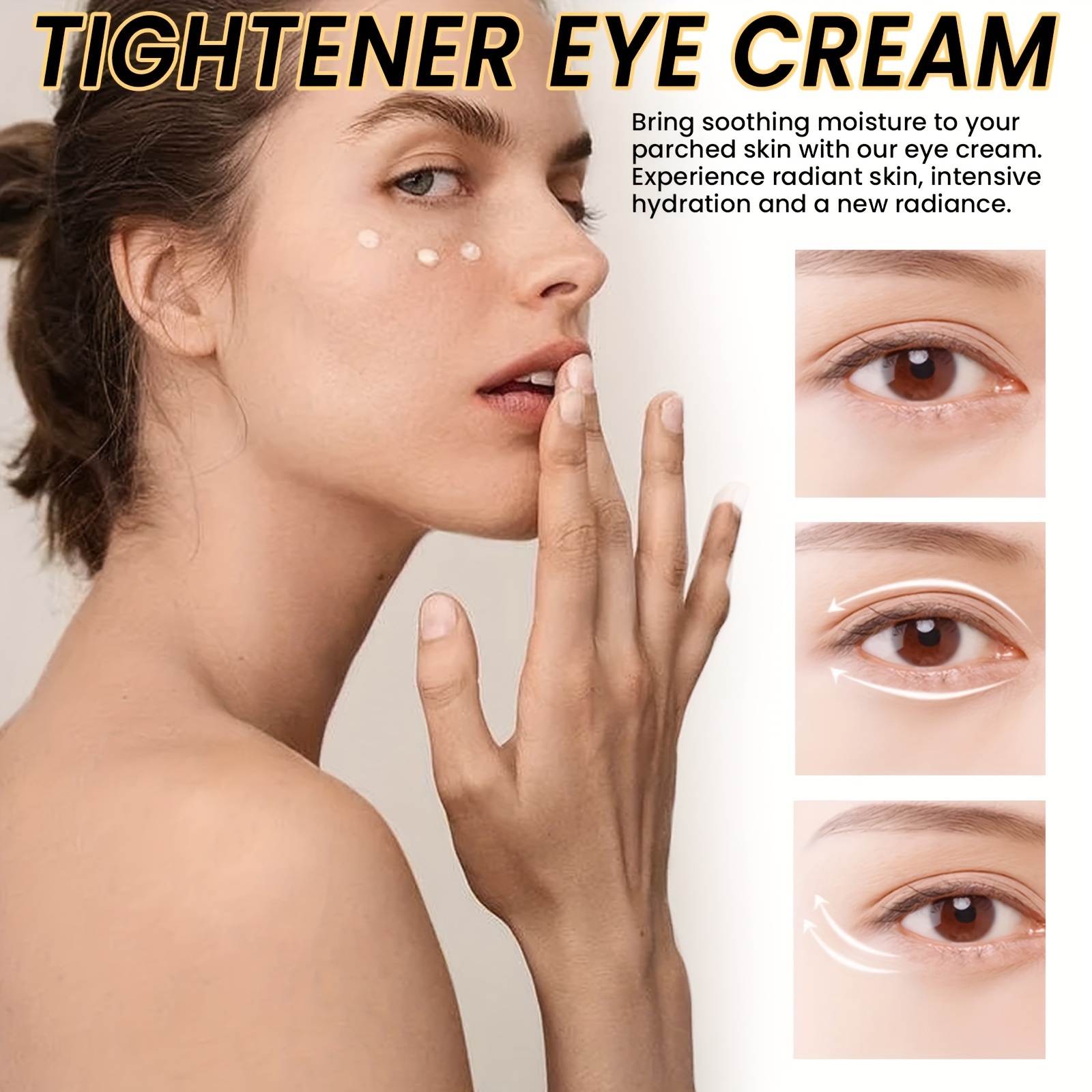 Eelhoe Instant Eye Tightener Cream Unisex Alcohol free Temu