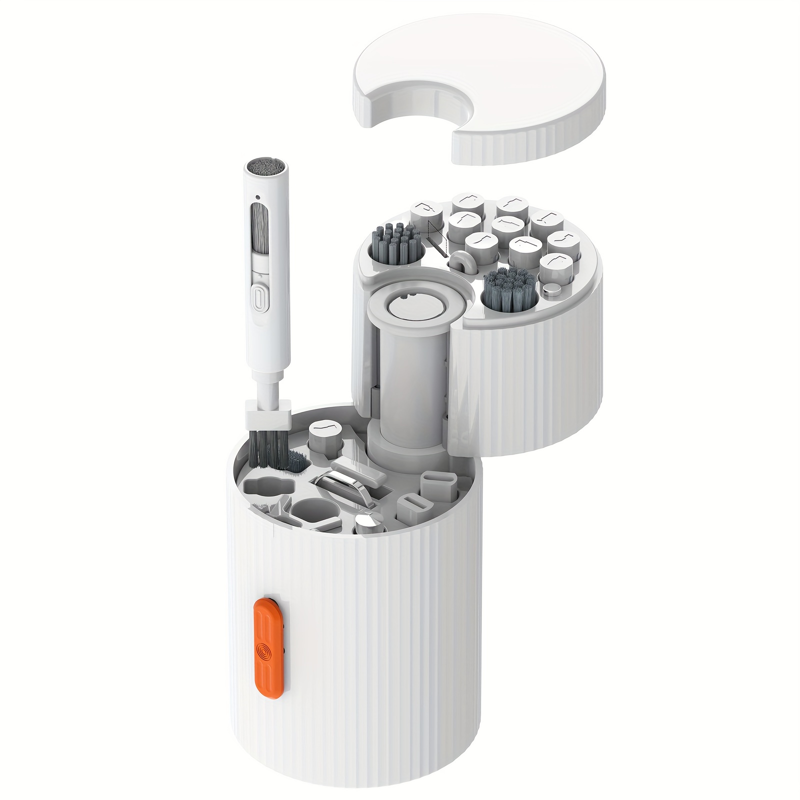 E-shop QM33 Tragbares Multi-Geräte Reinigungs- und Wartungsset mit Clip-Halter Ständerfunktion, PVC-Material – Inklusive SIM-Kartenentferner,