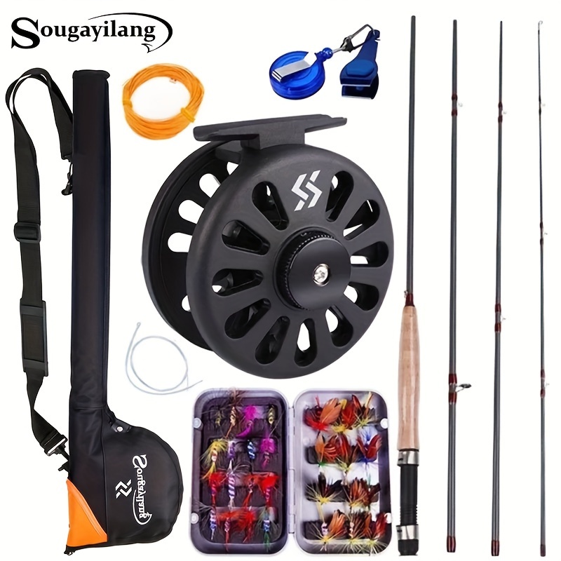 Sougayilang 5/6 Fly Fishing Rod Reel Combos With Lightweight