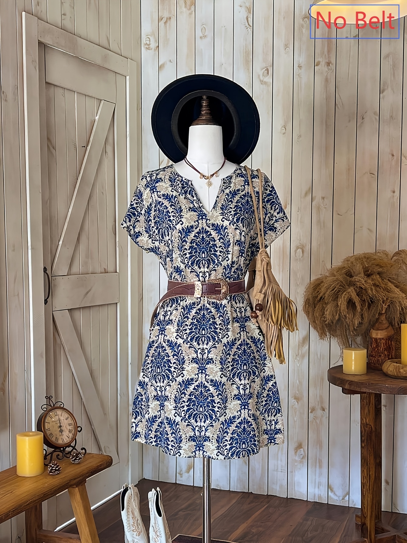 womens paisley print v neck short sleeve mini dress short - Temu Mauritius