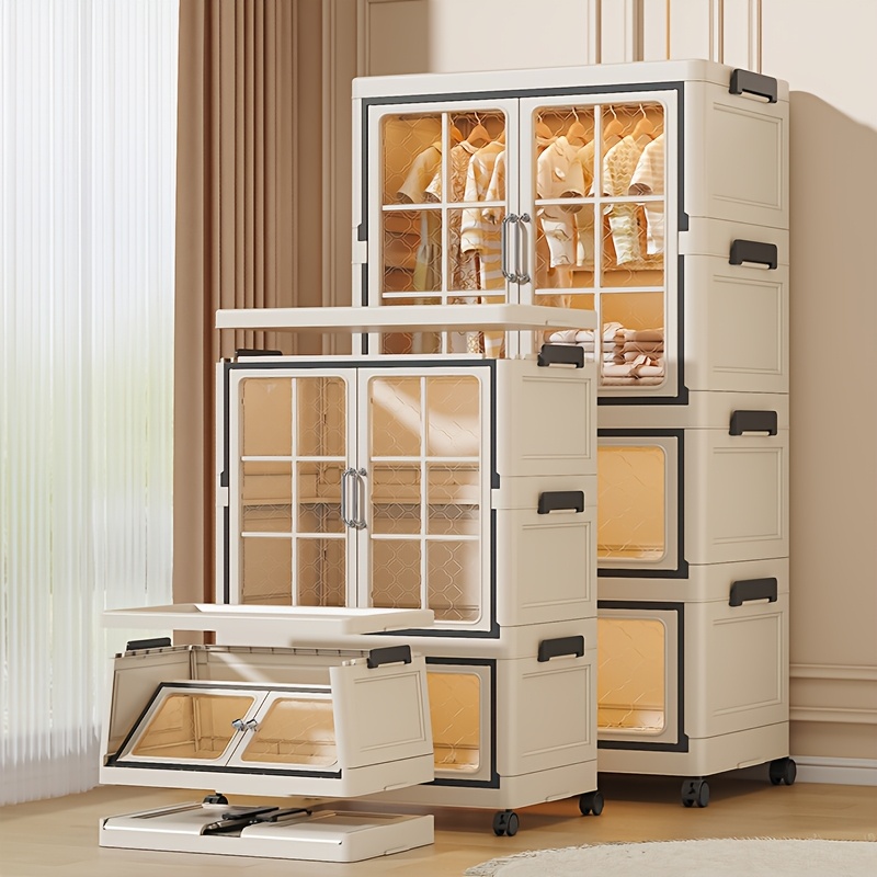 3 stufiger kleiderschrank organizer aufbewahrungsschrank - Temu Germany