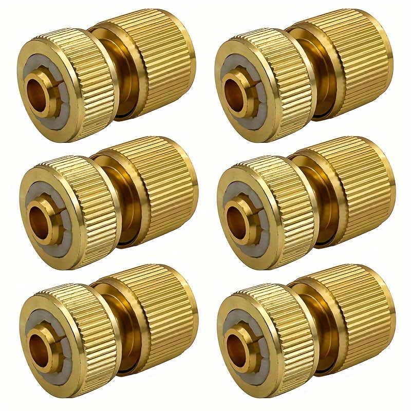 TEMU 2/4/6/8pcs Eu Standard Water Connector, Aluminum 1/2" Quick Connect Hose Fitting For Car Wash Gun