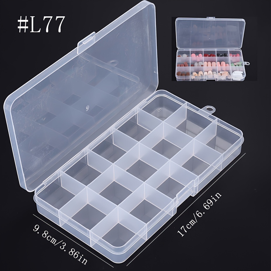 Wearing Armor Finished Product Storage Box Dustproof Transparent Nail Acrylic Display Box Manicure Tool Supplies