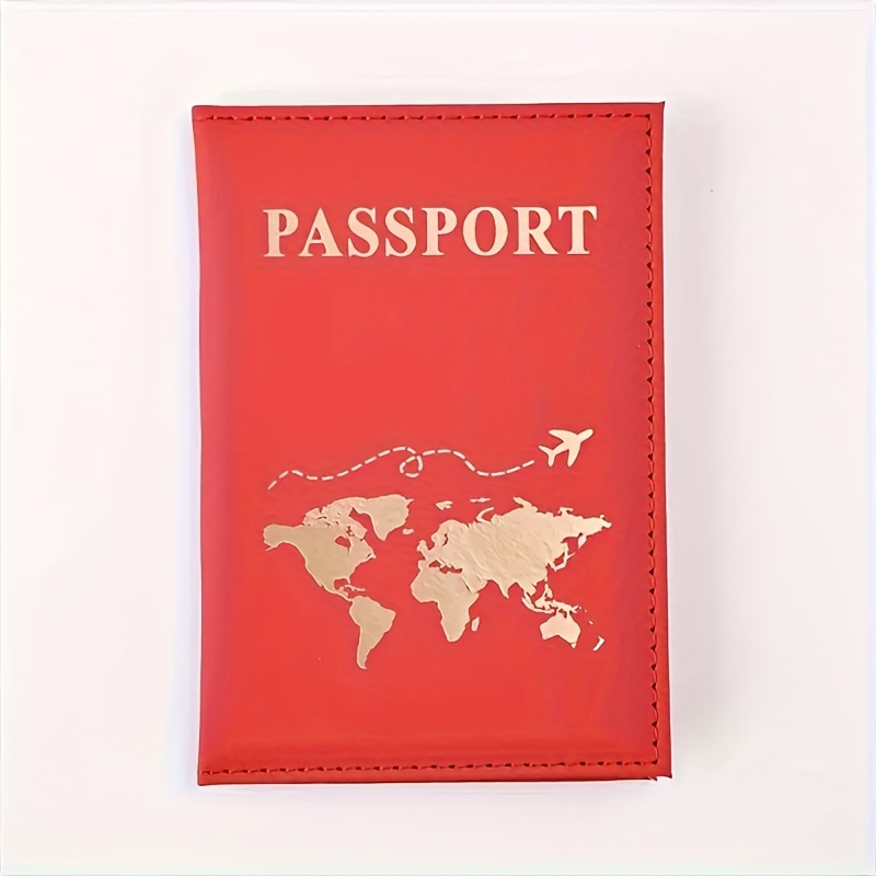 1pc/2pcs/4pcs Couple Passport Bag Travel Passport Protective Case Solid Color Minimalist ID Protective Case Travel Wallet Multi-Functional Passport Holde