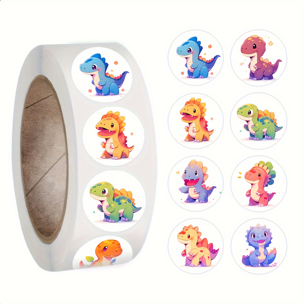 

500pcs Cute Cartoon Animal Stickers - ' , Encouragement & Crafts | Ideal For Water Bottles, Laptops, Skateboards & More | Reusable, Sparkle | White/green/blue