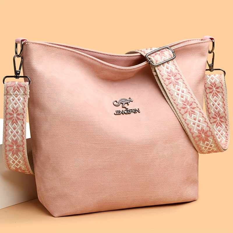 Women's Vintage Bohemian Handbag With Adjustable Strap - Large Capacity Crossbody/backpack/hand Carry Purse, Zipper Closure, Grey// For Travel,, Shopping - Phone & Wallet Organizer, Ideal Gift