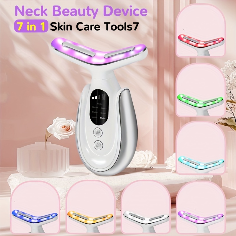 

Face Neck Massage Tool, Portable Electric Face Massager Facial Skin , Neck Neck Massager Home Spa Massager