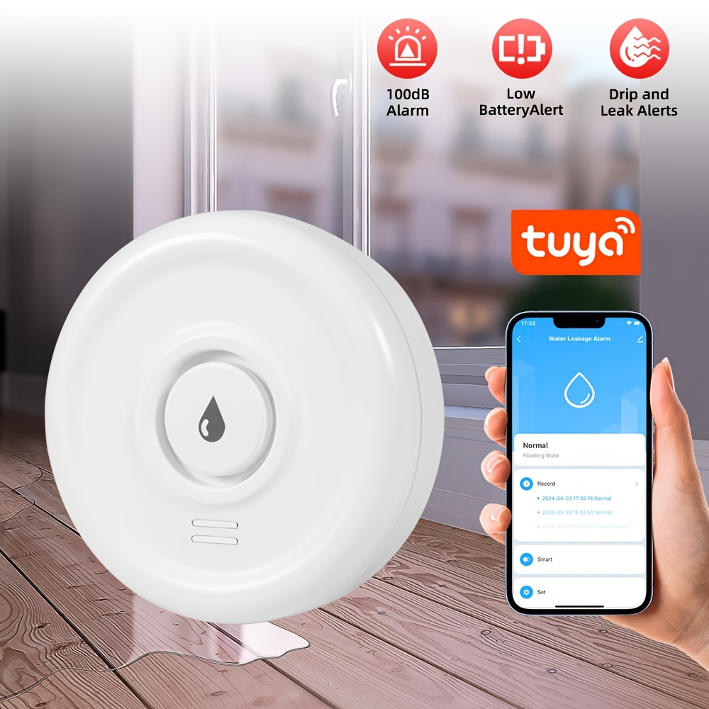 Tuya Smart Home Water Level Sensor – WiFi Controller With Leakage Flood Alarm, 2 Relay Outputs, 5 Sensors, For Pumps, Tanks, Swimming Pools
