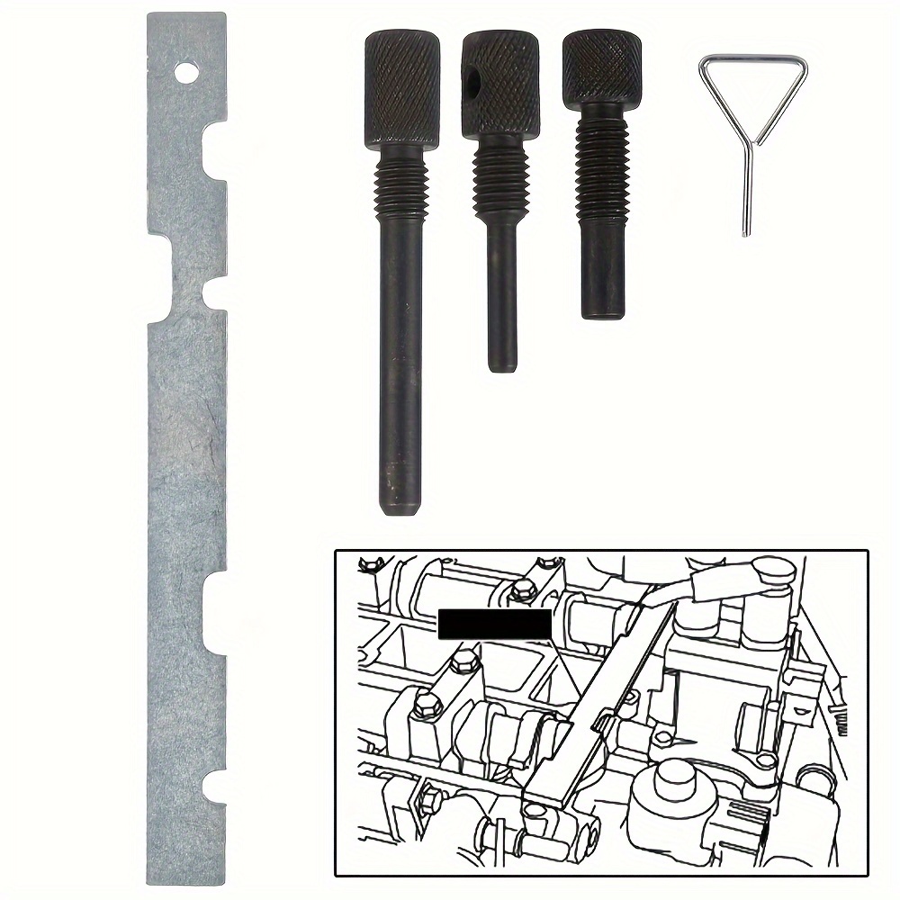 

5pcs Steel Engine Camshaft Timing Locking Tool Kit For Ford Fiesta, For , For - Locking Setting Repair Set