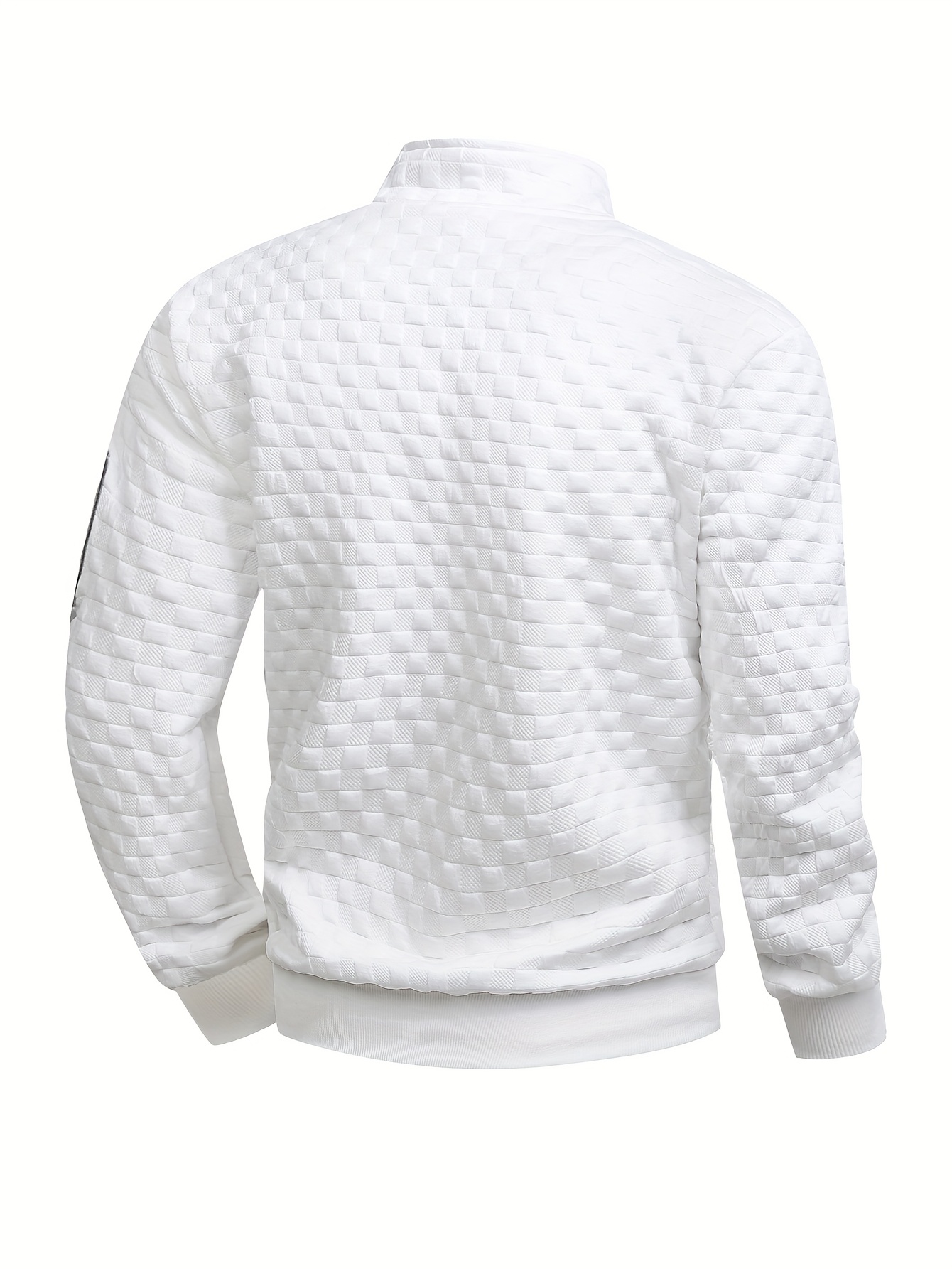camisola casual de   redonda para homem - tecido de malha,    , top de fitness ao ar livre com bolso com  ,    , roupa de fitness ao ar livre | camisola com     | bolso com  , equipamento   de fitness detalhes 5