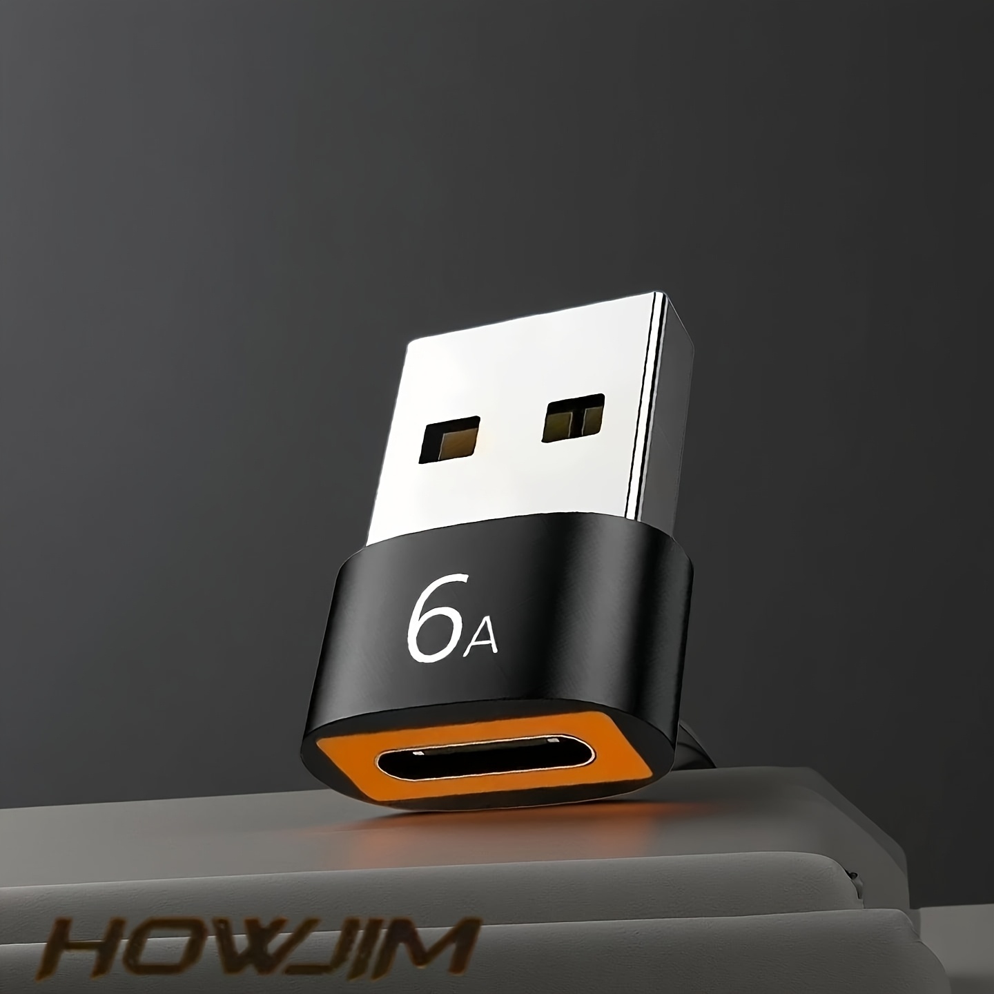 TEMU Adaptateur USB vers Type-C 6A, Conversion Rapide en , pour Téléphones Portables et