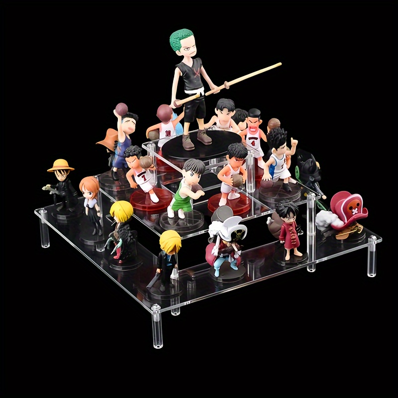 

Display Stand, 3- For Figurines, Car Models, Small , And Collectibles - - For Showcasing And Organization, Suitable For Adults 18+