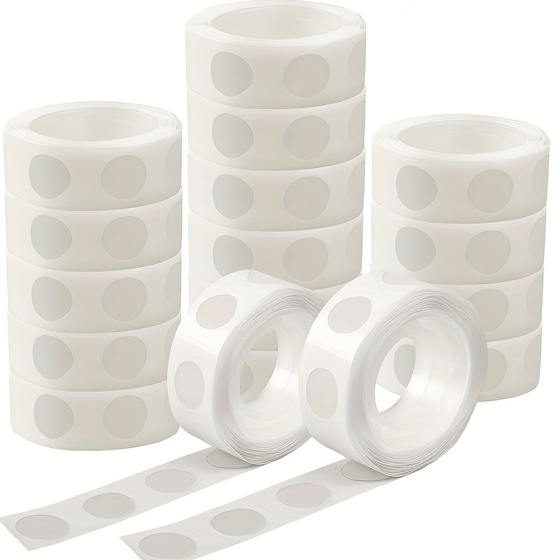 

200 Removable Dot Stickers, 2 Rolls Of Double-sided Dot Tape, Perfect For Crafts And Wedding Decorations