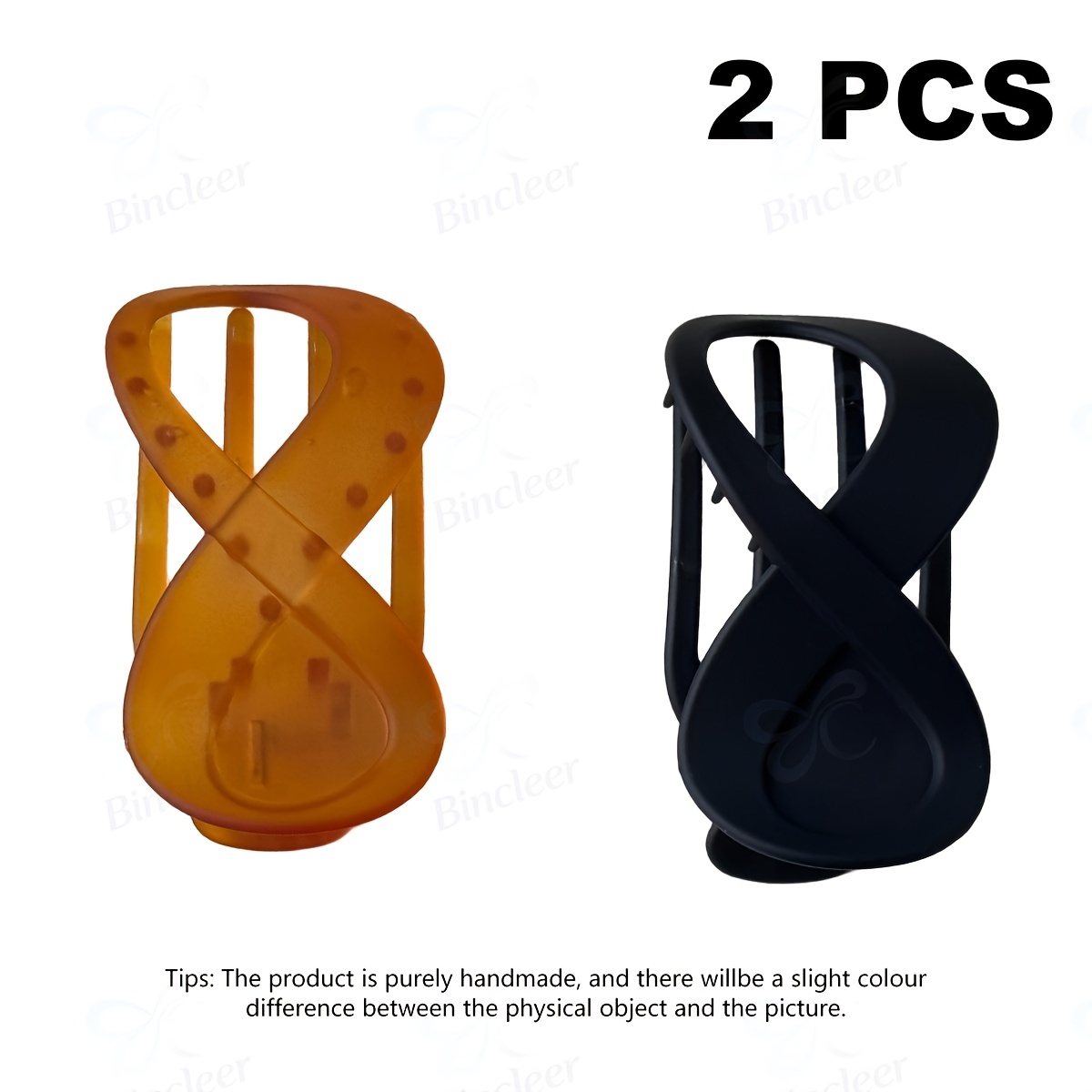 Image of 2pcs Easy Matte Hair Clips, Large Unisex Hair Clips For Hair, Hair Additions For Styling Hair And Daily Use For Women