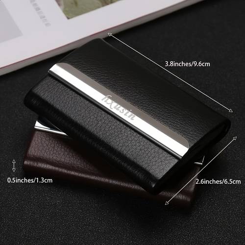 customizable engraved high end business gift customizable stainless steel business card holder suitable for men and women of business professionals holiday engraving craft 24 hours delivery personalized text suitable for birthday christmas fathers day anniversary and memorial gifts