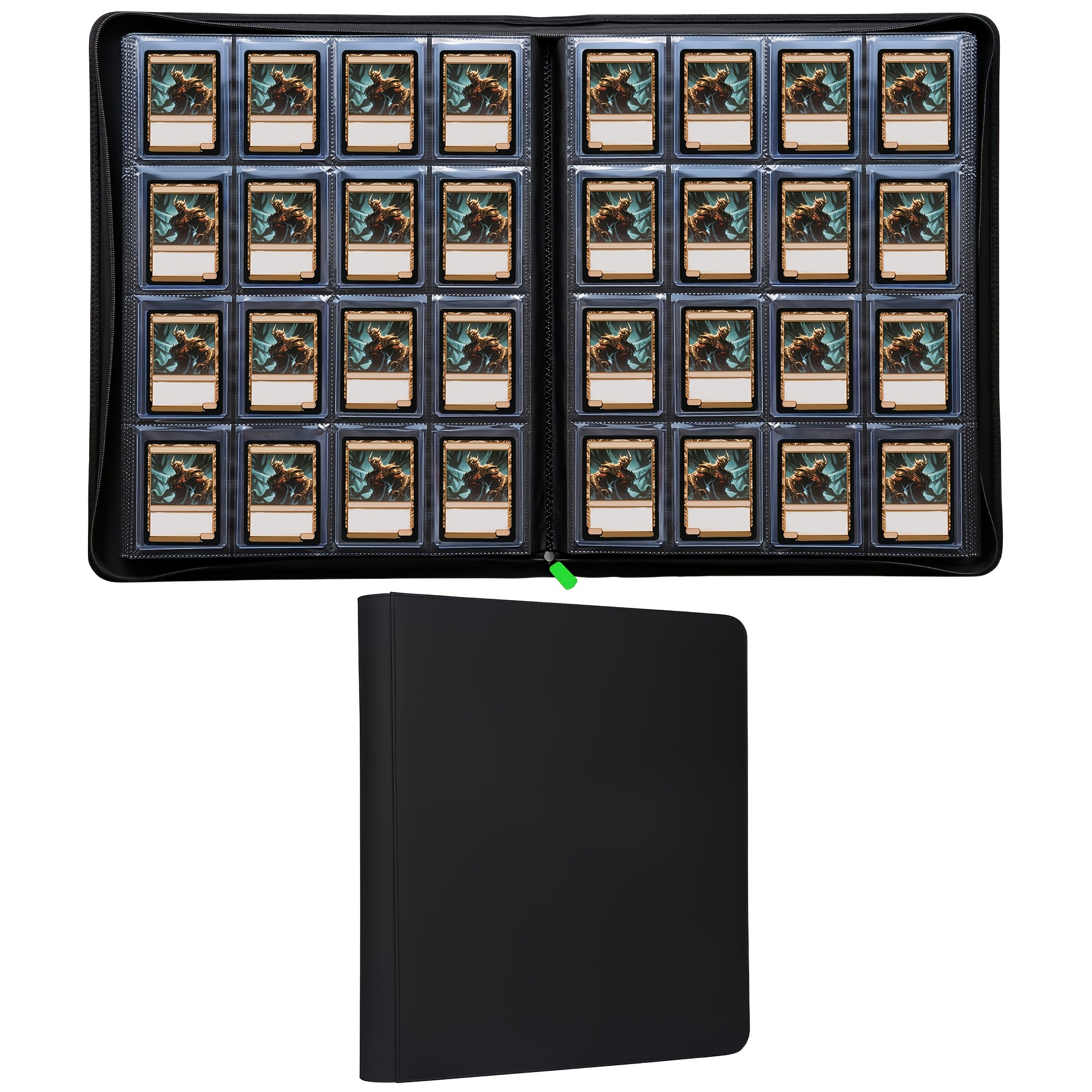 16 slot card binder Jumbo 16-Pocket Card Binder – Holds 1000+ Cards