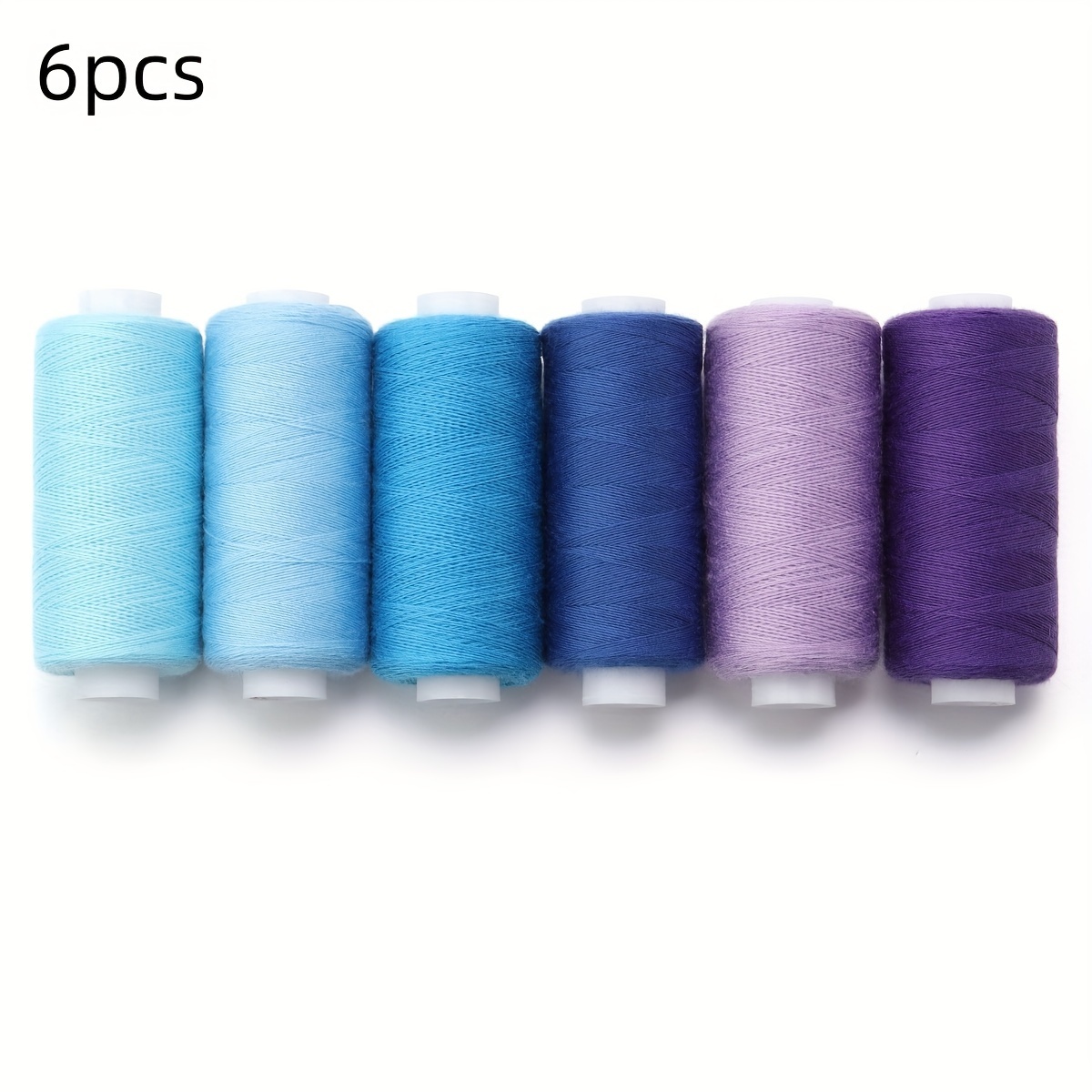 TEMU Polyester Sewing Thread Set - 24 Spools, Assorted Colors, Multipurpose Thread For Hand & Machine Sewing, Serger Thread, 402 , Home Sewing Kit