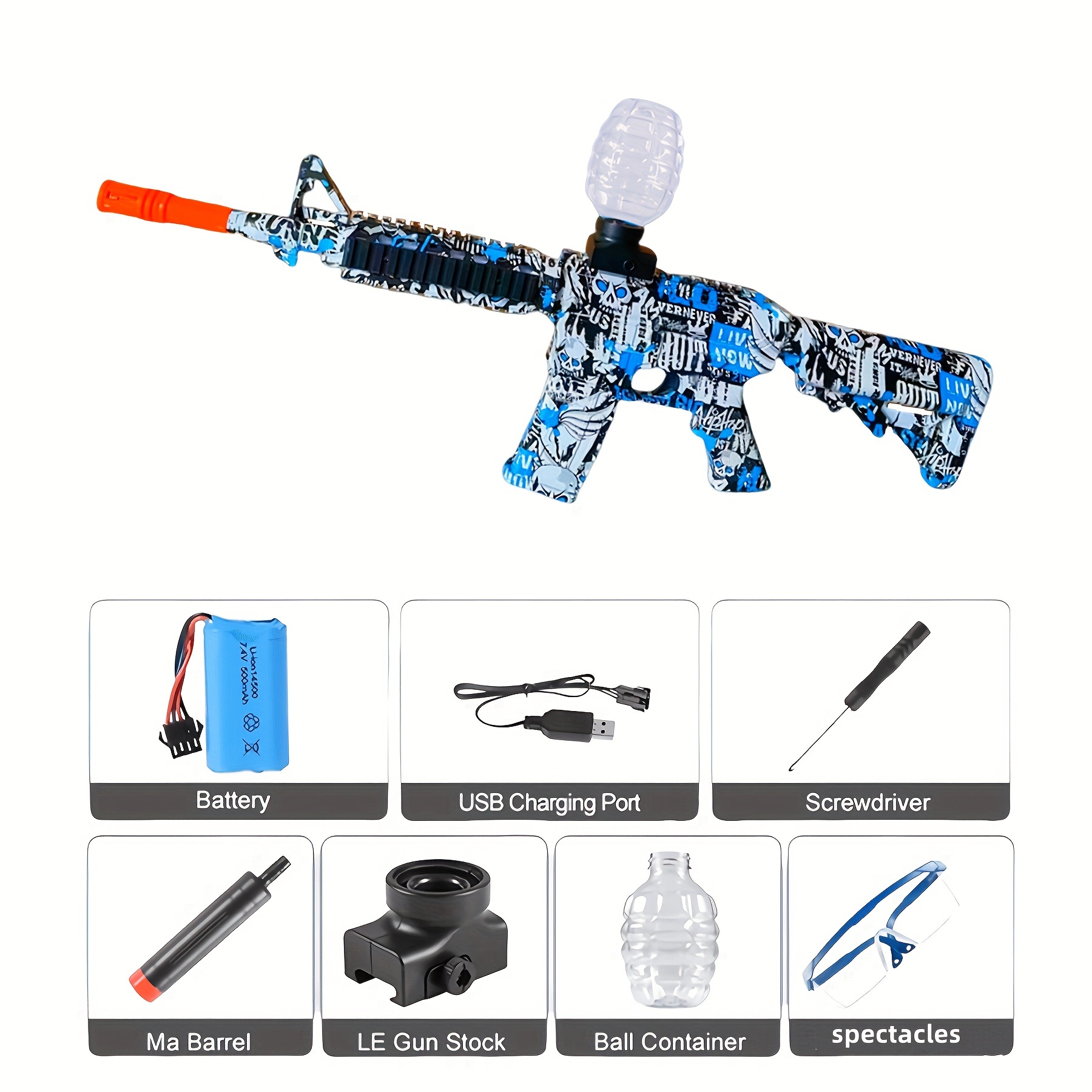 electric ball blaster balls high orbeez gun performance ball